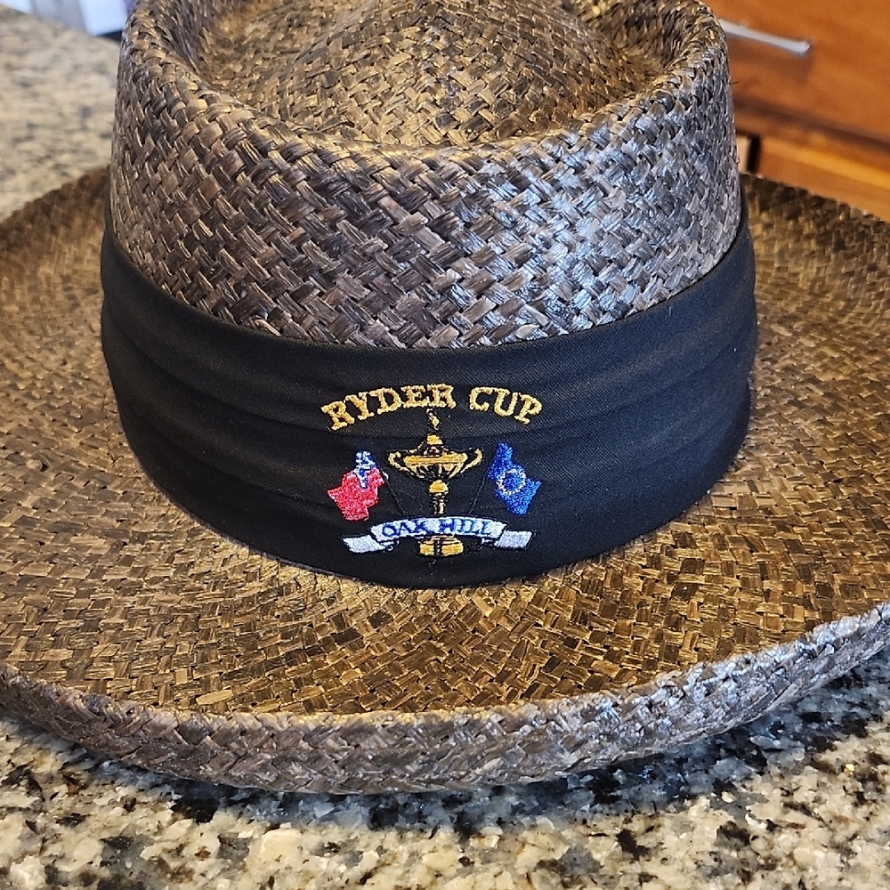 Ryder Cup Oak Hill Straw Hat Vintage